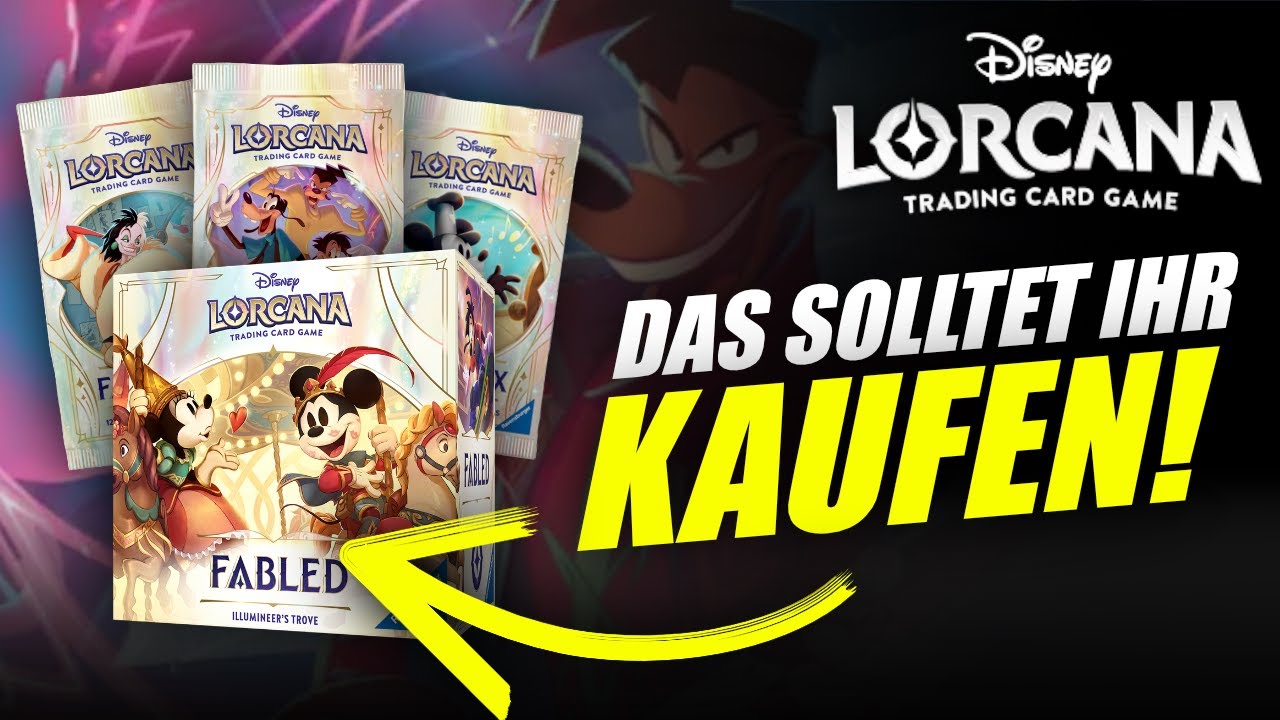 Diese PRODUKTE solltet ihr KAUFEN!! - Disney Lorcana