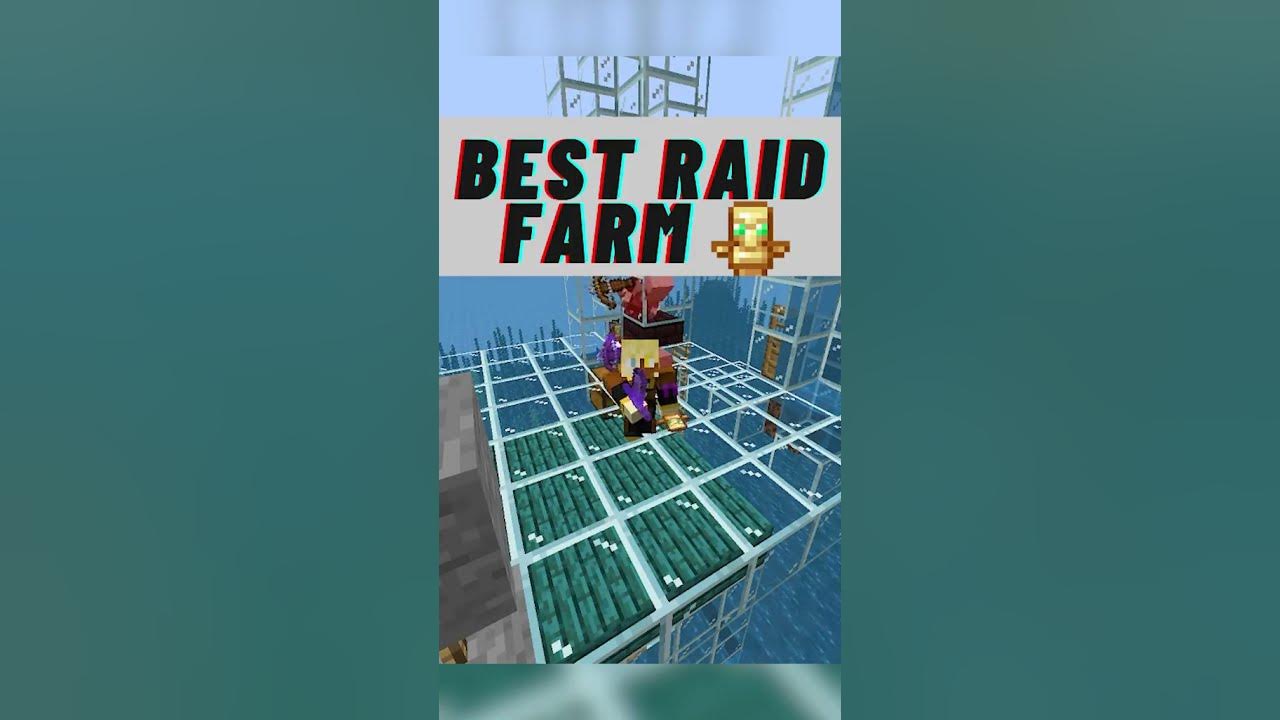 #minecraft #shorts Unlimited Totems of undying : Best Raid farm