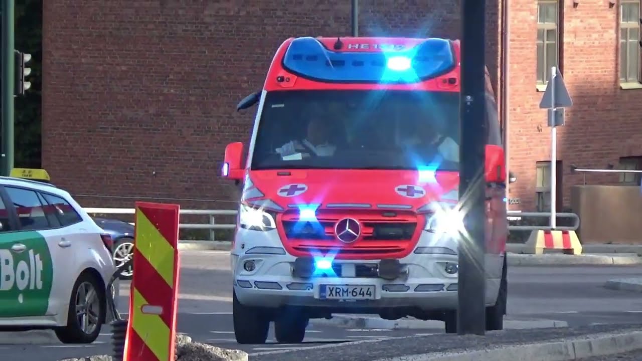 Emergency Vehicles Responding in Finland, Autumn 2023
