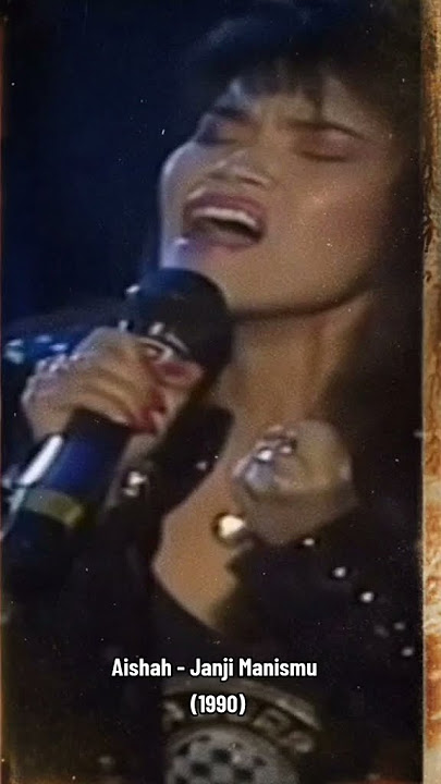 4 Lagu Hits Penyanyi Wanita Malaysia 90an Versi Gue Part. 1 | Aishah - Janji Manismu (1990)