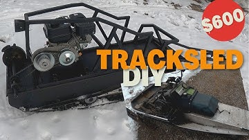 Track Sled Full Build and Demo how to DIY