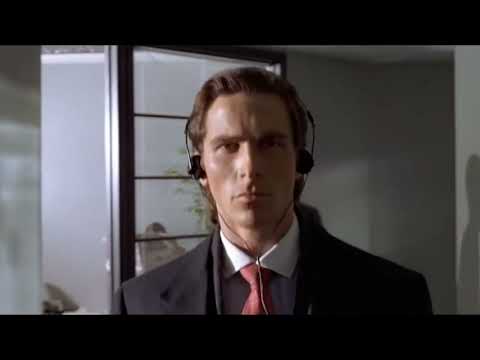 American Psycho Walking Meme Template