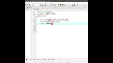 basics of static one D array in c++ ||   #coding #shorts #c.