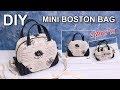 DIY 2way Boston Bag | 투웨이 보스턴백 | Free sewing pattern 가방만들기 Cómo hacer bolsa 手提包バッグ作り方 [sewingtimes]