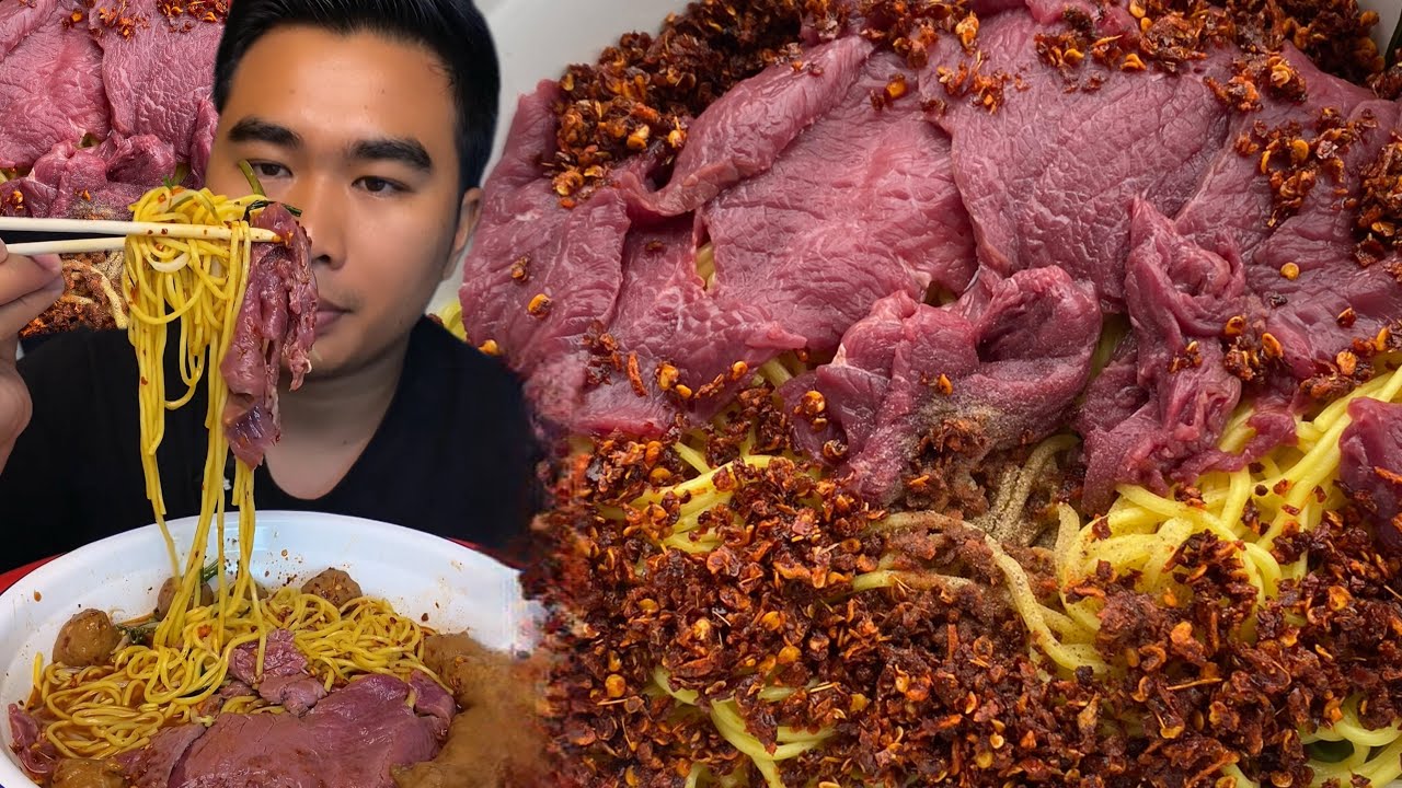 ก๋วยเตี๋ยวเนื้อสดสุดยอดความอร่อย#asmr #food #อาหาร 