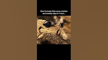 Rust Console Skin store rotation and weekly wipe in 1 hour…#shorts #rust #rustconsole
