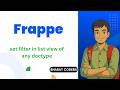 How to set standard filter in frappe list view