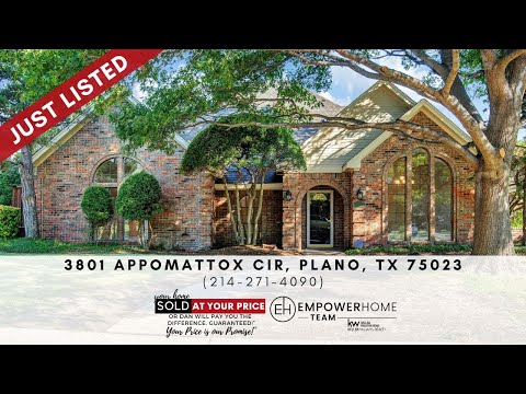 3801 Appomattox Circle, Plano, TX home video tour