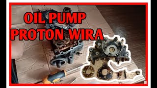 CARA BUKA OIL PUMP PROTON WIRA 1.5 VDO (PROJEK RESTORE)