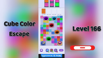 🧩 Cube Color Escape Level 166 Walkthrough | Step-by-Step Guide 🎮 | Go Answer