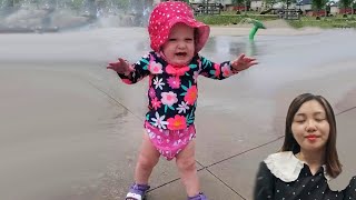 TRY NOT TO LAUGH! BEST Baby Playing with Water - Cute Baby Videos
