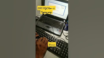 SSC CGL tier -2 typing preparation video#ssccgl2022 #sscchsl #ssc #shorts