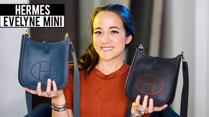 HERMÈS EVELYNE TPM VS. PM  Mini Review, What Fits & Outfit Inspiration  (Feat. LXR) 