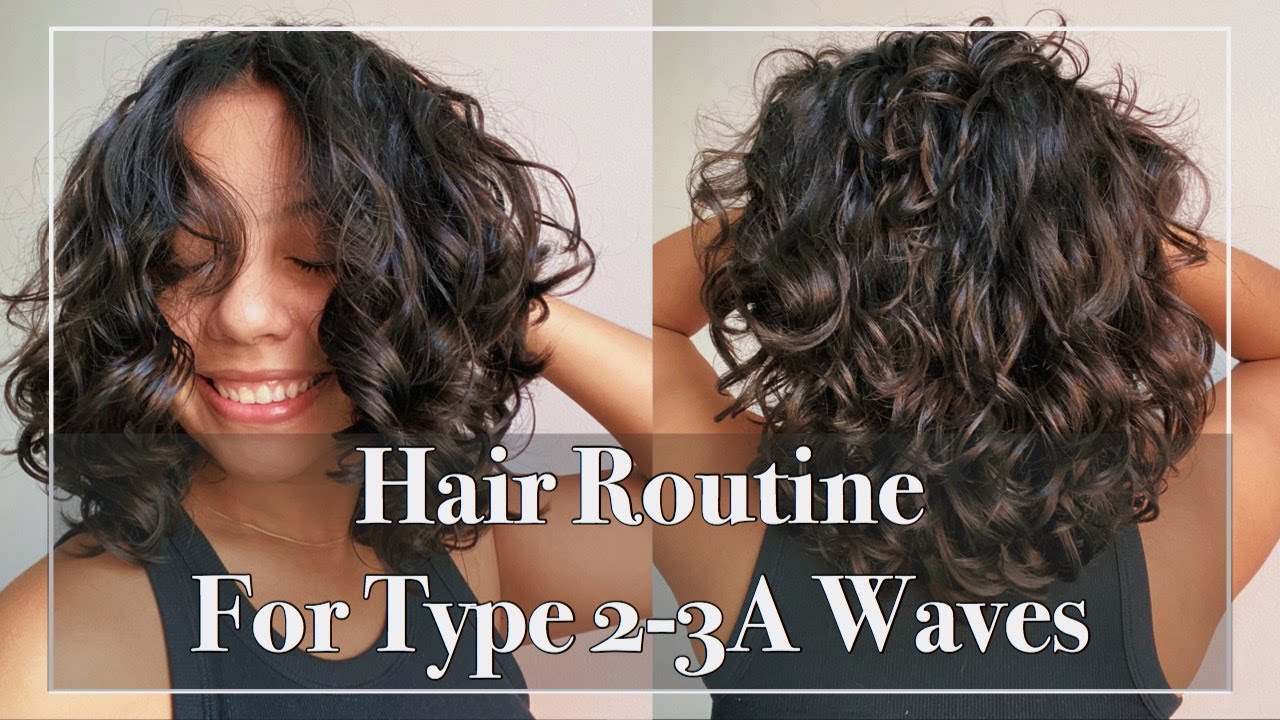 HOW TO GET DEFINED WAVES NATURALLY (HAIR ROUTINE FOR TYPE 2-3A WAVES) USING  AFFORDABLE HAIR PRODUCTS - YouTube