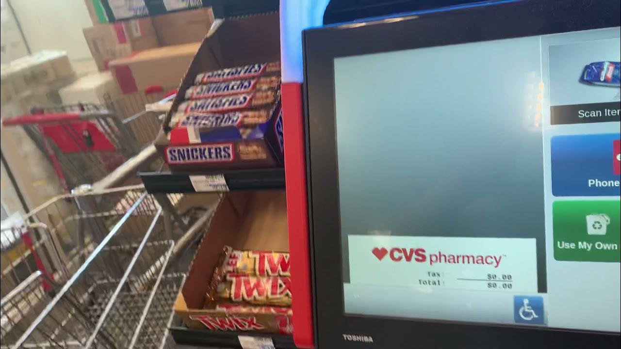 CVS self checkout YouTube