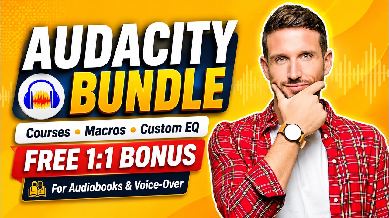 Audacity Bundle (Beginner to Advanced)