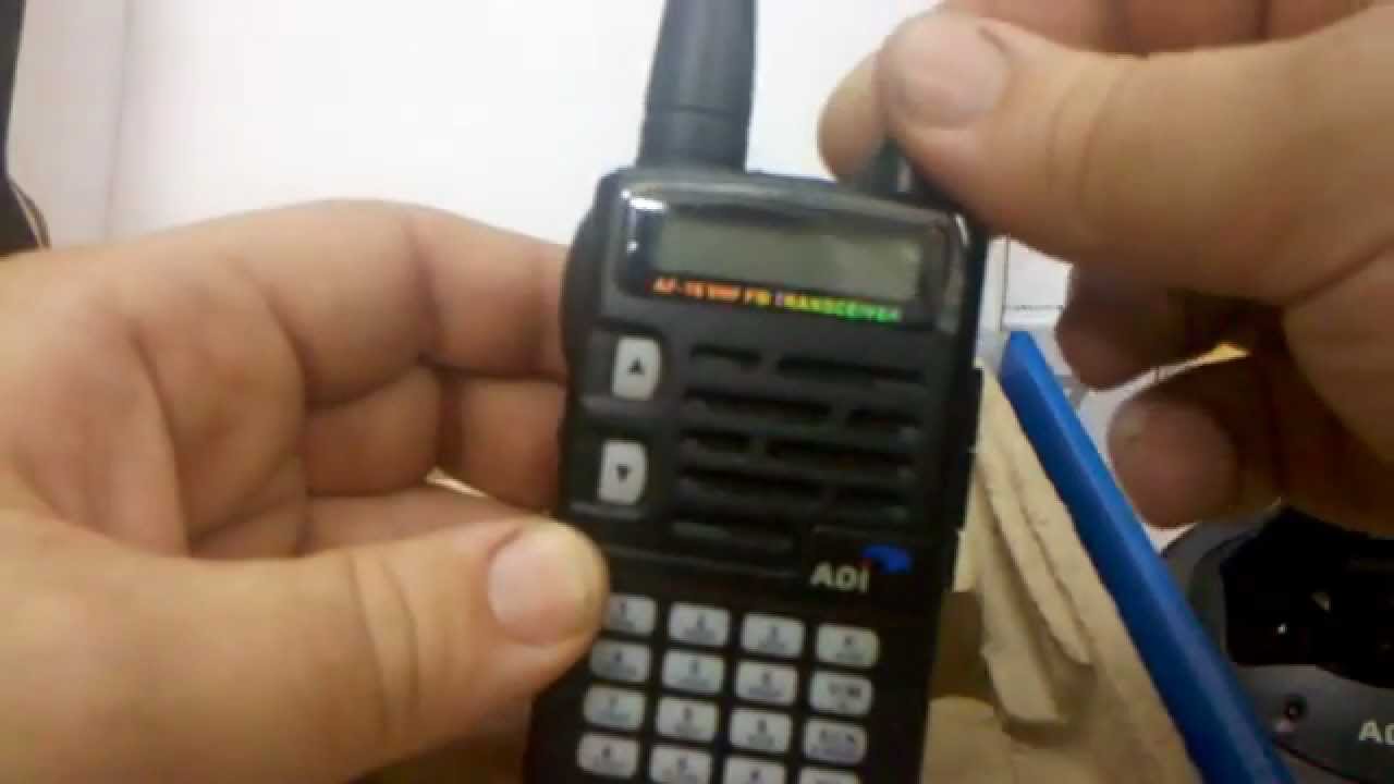 ADI AF16 VHF handy banda corrida por COMUNITEC YouTube