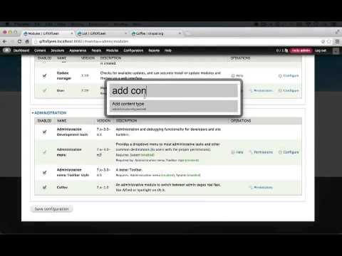 12. How to use the Coffee module (a Drupal how-to)