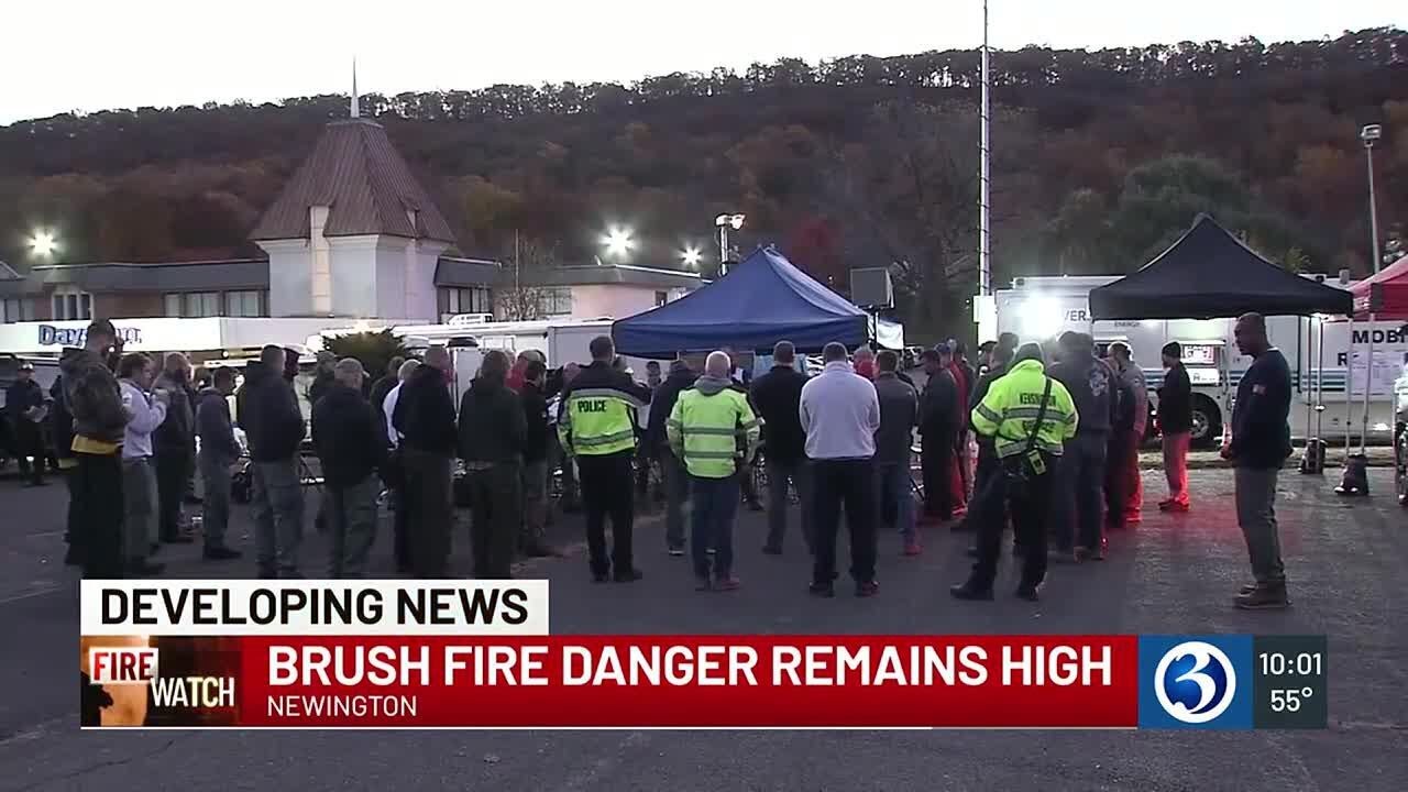 Brush fire danger remains high in Connecticut - YouTube