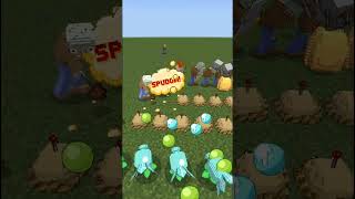 Растения Против Зомби в Майнкрафт Plants vs Zombies