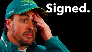 BREAKING: ALONSO SIGNS MULTI YEAR DEAL WITH ASTON MARTIN