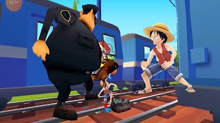Monkey D.Luffy Crew New and Monster Board Subway Surfers Greece P291 - Friv4T screenshot 5