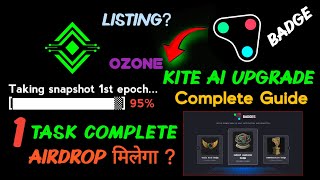 Kite Ai Airdrop Upgrade Guide | Nodego Airdrop Update, Listing | Kite AI Ozone Testnet