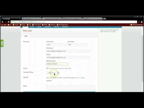 OneLogin - Create User