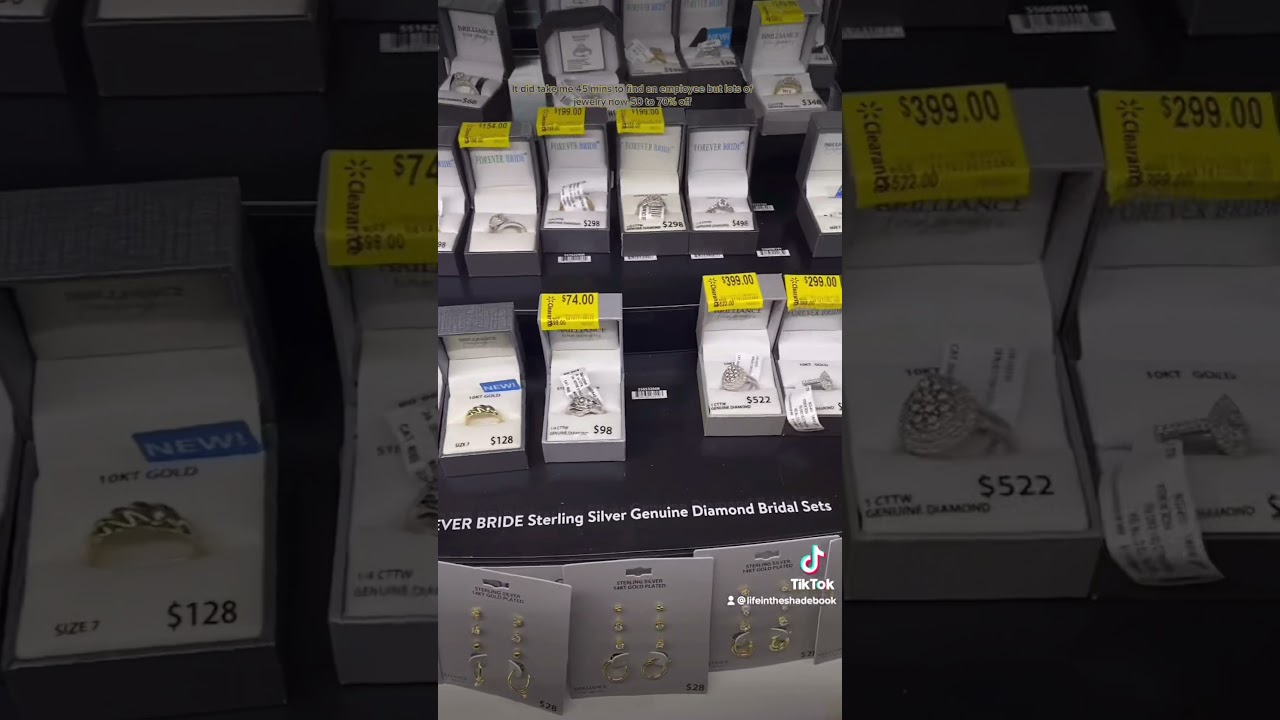 Walmart Jewelry clearance