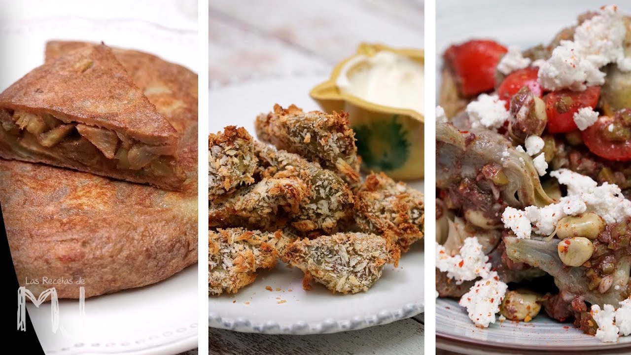 3 RECETAS FÁCILES CON ALCACHOFAS