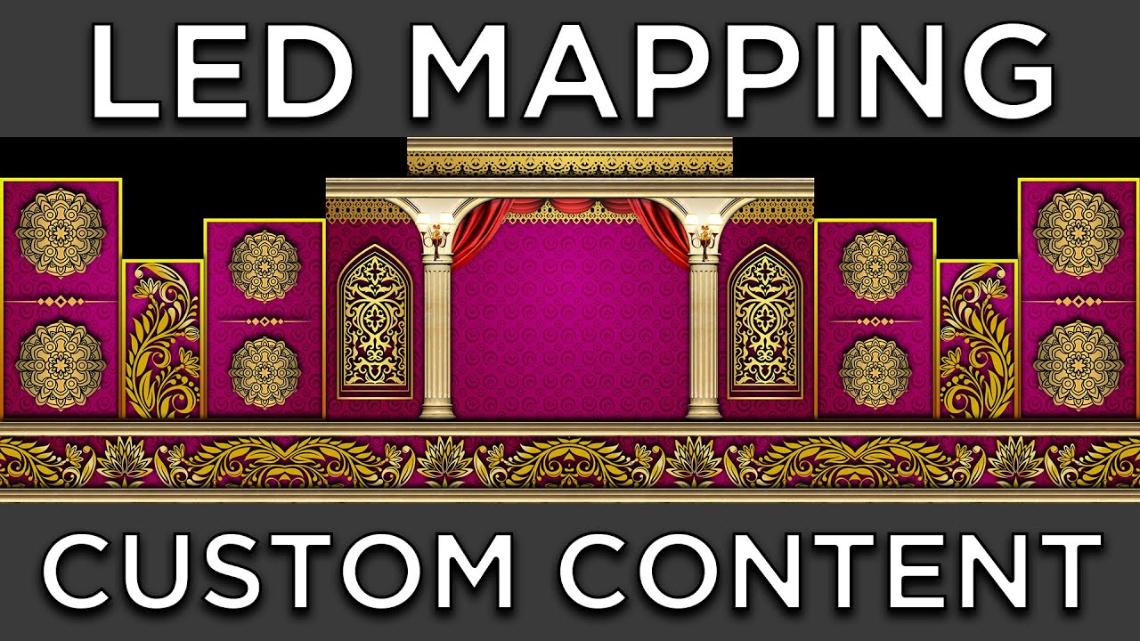 Led Mapping Layout LED MAPPING 3D CUSTOM CONTENT 03 - YouTube