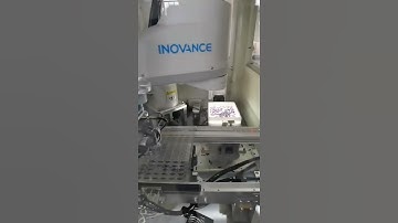 sorting and placing plate +vision + vibration plate #inovance #scara #robot