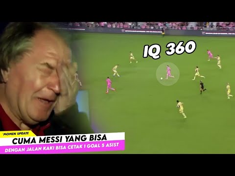 Inilah Asist & Goal Messi Yang Membuat Ray Hudson Menangis Saat Live