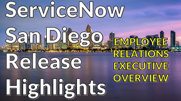 ServiceNow San Diego - Employee Relations Executive Overview Dashboard
