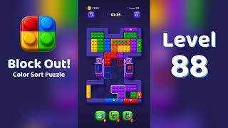 Block Out Level 88 Walkthrough 🧩 | All Levels Solution | Mini Boss