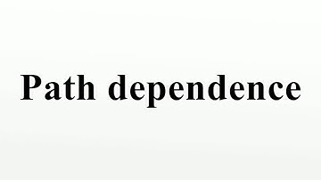 Path dependence