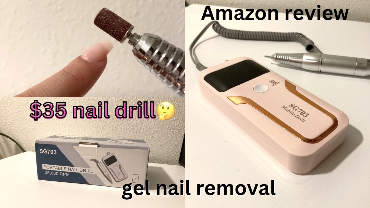 35 AMAZON NAIL DRILL REVIEW // HOW TO REMOVE GEL POLISH WITH EFILE