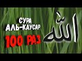 Сура "Аль Каусар" 100 раз:чтец Мишари Рашид