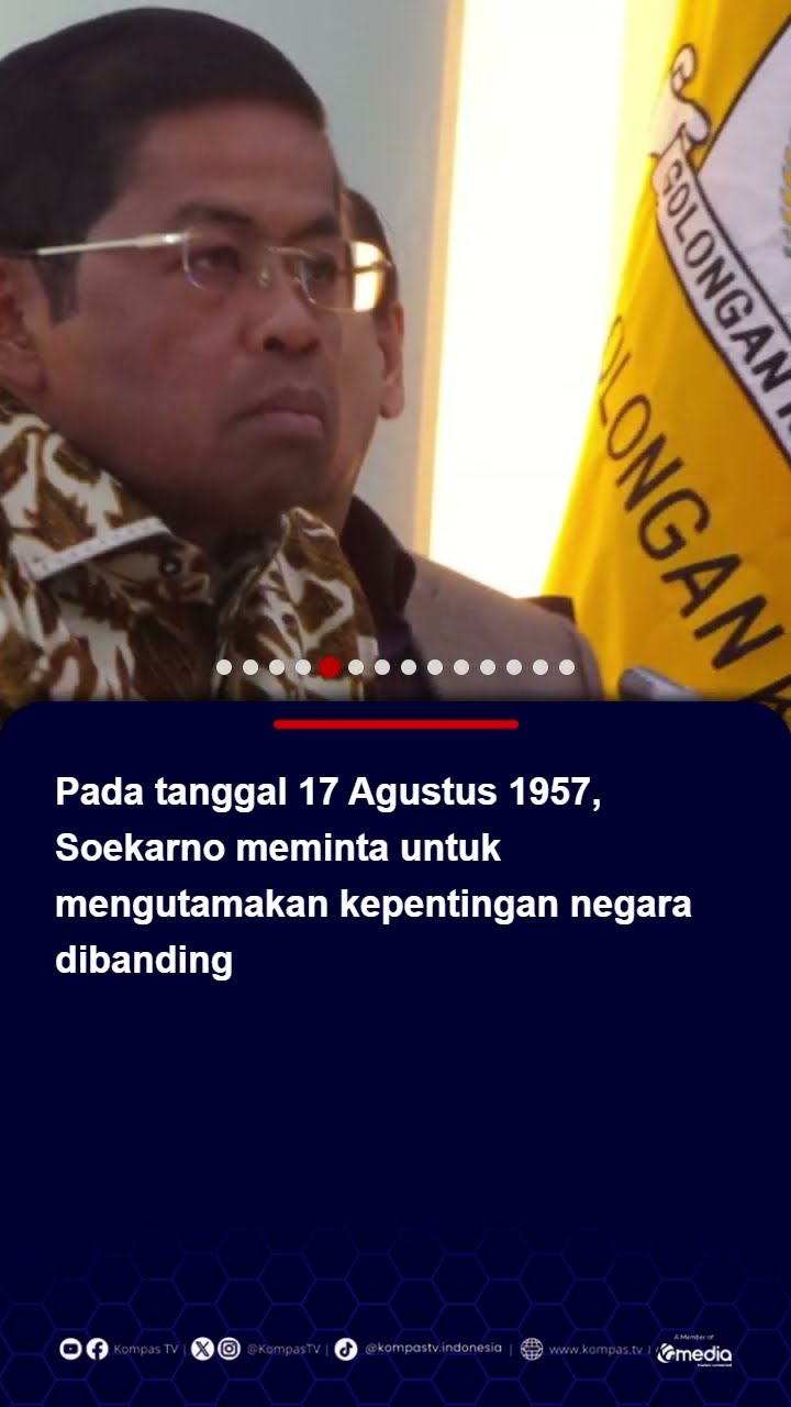 Petinggi Golkar Ingatkan Megawati soal Pidato Bung Karno: Kepentingan Negara di Atas Partai #pdip