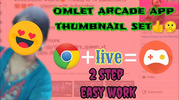 live THUMBNAIL set 🔥🤫using omlet arcade app#ff #omlet #thumnail