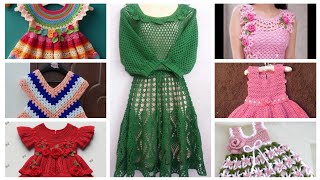 Unique stylish crochet Frock design ideas 