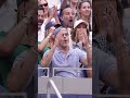 Brad Pitt watching TENNIS 👀