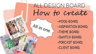 INSPIRATION BOARD | MOOD BOARD | THEME BOARD | FORCAST BOARD | SWATCH BOARD | CLIENT BOARD