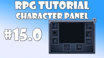 #15.0 Unity RPG Tutorial - Character panel