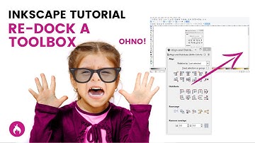 Inkscape: How to dock floating tool box