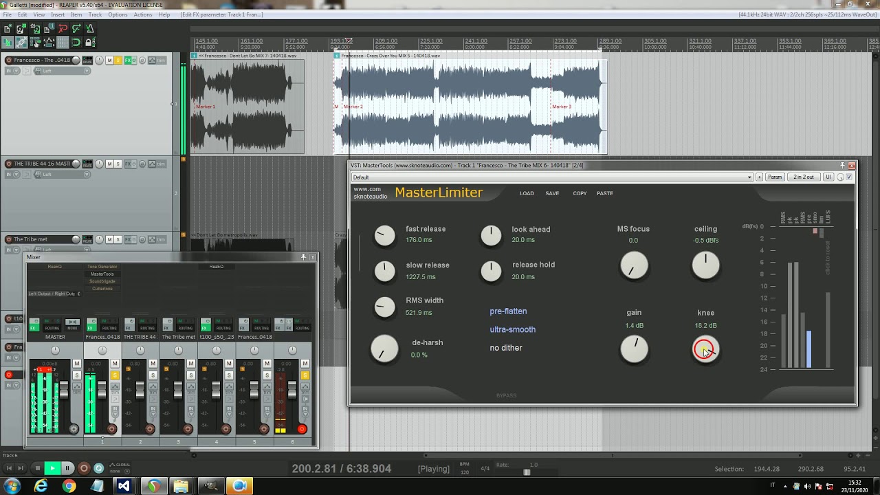 MasterLimiter - Mastering Brickwall Limiter and mastering tools. - YouTube
