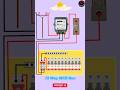 12 Way MCB Box Connection | Distribution Box Wiring #shorts #youtubeshorts