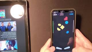 Google's hidden Pinball game in it's IOS app screenshot 1