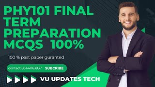 PHY101 final term preparation  #education #vusolutions #vuupdatestech @FUNSHU4