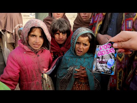 Afghanistan Kids Try American Snacks for the First Time!
